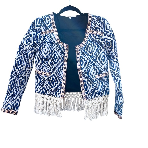 Revolve Tularosa Santa Fe Fringe Jacket Size Small - Picture 4 of 12